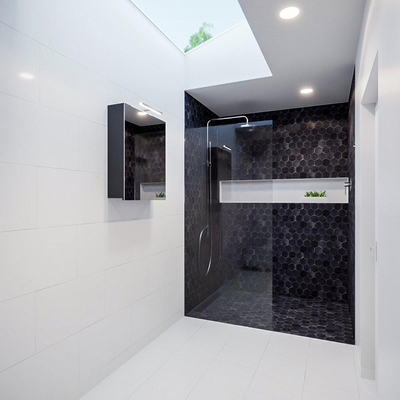 Mondiaz CUBB Armoire de toilette - 60x70cm - 1 porte - Dark Grey (Gris)