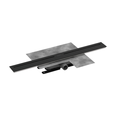 Easy Drain Pureflow Douchegoot - 100cm - dryphon - mat zwart