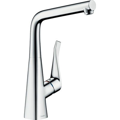Hansgrohe Metris M71 - 1 greeps keukenmengkraan - 320 - hoogglans chroom