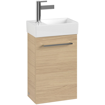 Villeroy & Boch Avento meuble sous-lavabo mural - 1 porte 34x51,4x20,2cm - droite chêne nordique