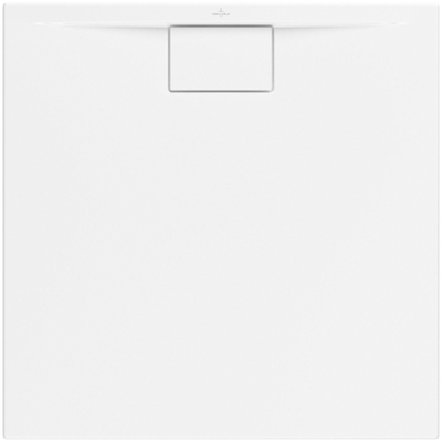 Villeroy & Boch Architectura Metalrim receveur de douche en synthétique - acrylique carré 90x90x1.5cm - blanc mat