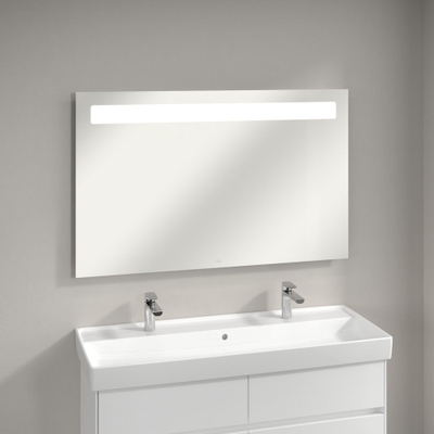 Villeroy & Boch More To See miroir avec éclairage LED intégré horizontal 3 fois dimmable 120x75x4.7cm