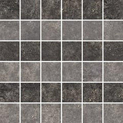 Florim Artifact Carreau mosaïque - 30x30cm - 9mm - rectifié - R10 - Charcoal (Anthracite)