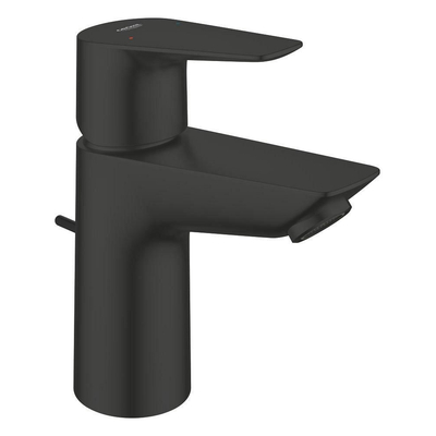 GROHE Start Edge 2020 wastafelkraan - s-size - met waste - mat zwart