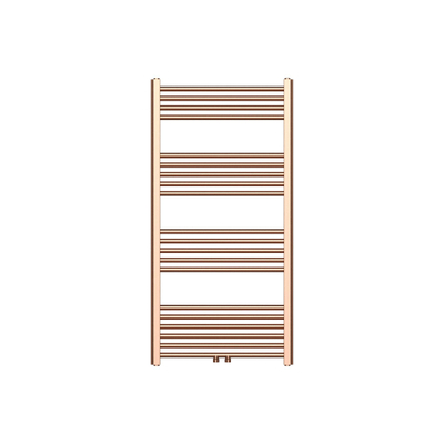 Belrad Handdoekradiator - middenaansluiting - 1200X600mm - 414Watt - Copper