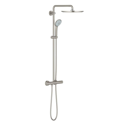 Grohe Euphoria xxl Regendoucheset Opbouw - hoofddouche 31cm - handdouche rond - Supersteel (RVS)