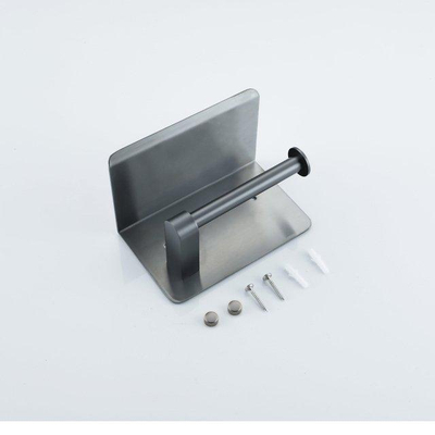 Fortifura Calvi Toiletset- toiletrolhouder- toiletborstel - handoekhaak - PVD - geborsteld gunmetal (antraciet)