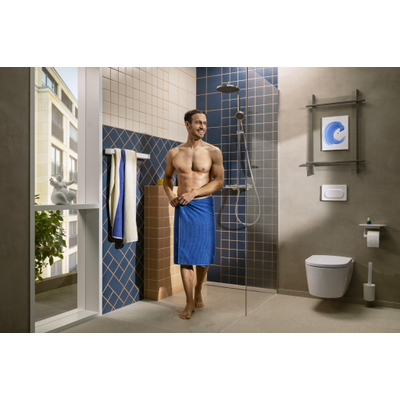 Hansgrohe Activera S - showerpipe - 240 - 1jet - ecosmart+ - met Ecostat Fine Varia - hoogglans chroom