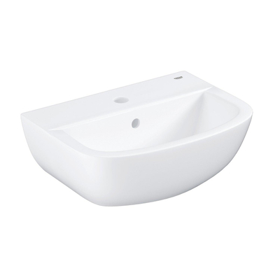 Grohe Bau Fontein - 1 kraangat - met overloop - 45.3x35.4cm - wit