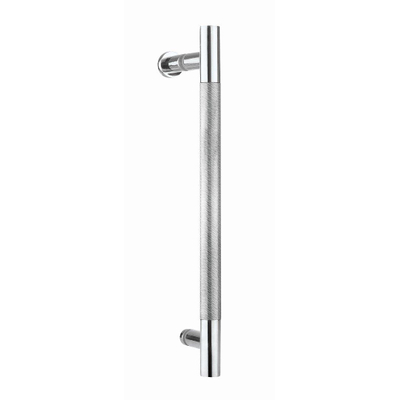 Crosswater Optix Poignée striée - 12,5 cm - inox poli
