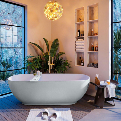 Mondiaz ALAN-DLUX Ensemble de meuble - 100cm - meuble Clay mat - 1 tiroir - Lavabo Cloud Ostra suspendu - vasque Centre - 1 trou de robinet