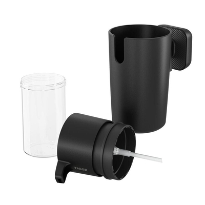 Tiger Carv Distributeur de savon - 175ml - modèle mural - noir