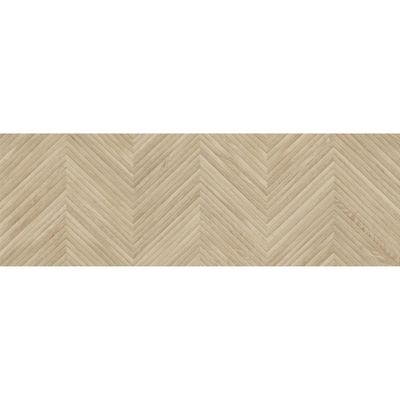 ÉCHANTILLON Baldocer Cerámica Larchwood Zig Alder carrelage mural rectifié Mat Beige