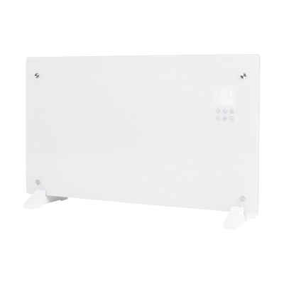 Eurom alutherm verre 1500 wi fi convector heater hanging/stand 1500watt 9.1x76.5x44cm white