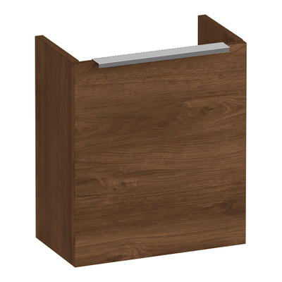 BRAUER Elevate meuble de lavabo pour WC 40 sans poignée rapportée avec 1 porte ouvrant à gauche Forest Cacao