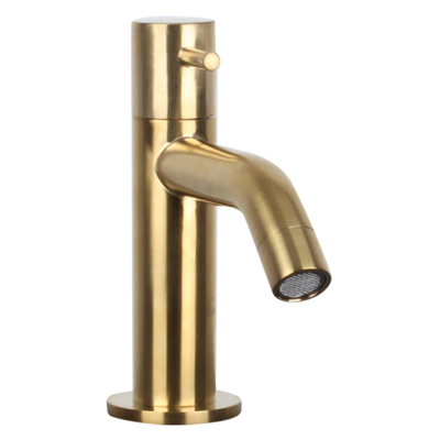 Differnz Robinet de lave-mains courbé or mat