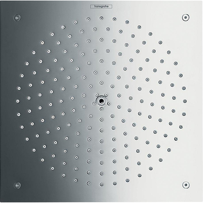 Hansgrohe Raindance Air afdekset - hoofddouche 26x26 cm. - plafondaansluiting. chr. - hoogglans chroom