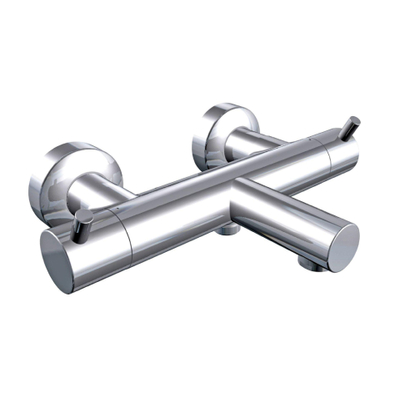 Xenz Duero Robinet de baignoire 27.1cm thermostatique avec inverseur chrome Brillant