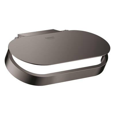 GROHE Selection Porte-rouleau de WC avec couvercle hard graphite