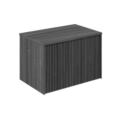 Crosswater Limit Plan vasque - 70x45x2.5cm - Steelwood/Anthracite