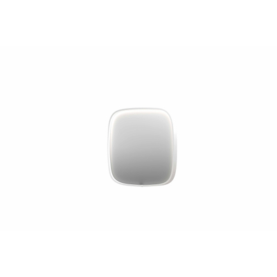 INK SP31 miroir – 80 x 80 cm – LED directe tout autour – chauffage de miroir – Blanc mat
