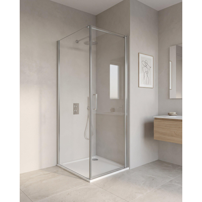 Fortifura Galeria Douchecabine - 70x90x200cm - profiel veiligheidsglas - antikalk - chroom