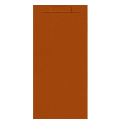 Allibert Luna douchebak Satijn Koper Oranje-180 x 80 2.9 cm