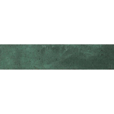 SAMPLE Ceramic-Apolo Raku Wandtegel - 6X27cm - 7,7mm - Rechthoek - Green Jade Glans