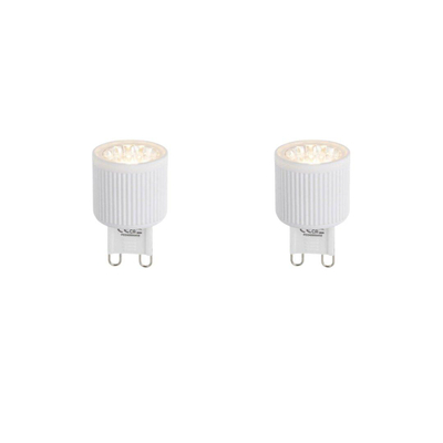 Luedd Lampe LED - set de 2 - G9 - 3W - 2700K - 300LM - dimmable