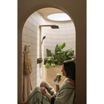 Hansgrohe Raindance alive Showerpipe - 210/340 2jet - ecosmart - thermostatische - thermostaat - geborsteld brons (brons)
