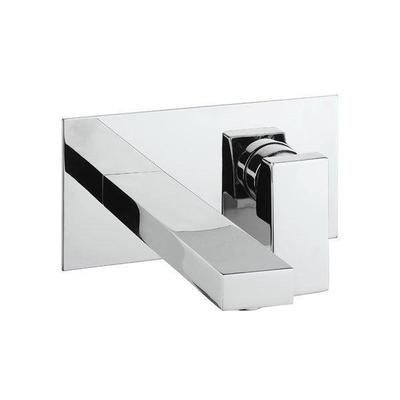 Crosswater Verge Inbouw wastafelkraan - 2 gats - 21cm uitloop - hoogglans chroom