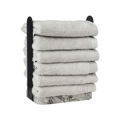 Aquanova Nero - Support pour serviette invité - Alba (blanc)