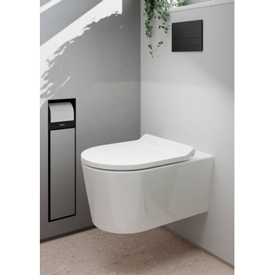 Hansgrohe EluPura S 540 WC suspendu - suspension murale - Aquafall - effet hygiénique - blanc