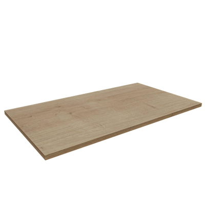 Saniclass Tops plan de travail - 81x46x2cm - chêne natural