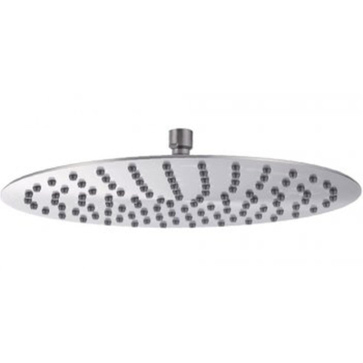 Wiesbaden Caral UFO Luxe douche principale ronde 300mm Ultra plat inox avec bras mural MODÈLE D'EXPOSITION