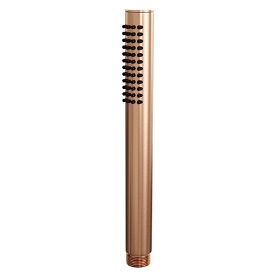 Brauer Copper Edition Regendoucheset inbouw - hoofddouche 20cm - Wandarm - glijstang - met inbouwdeel - Gladde knoppen - handdouche Staaf 1 stand - PVD - geborsteld koper
