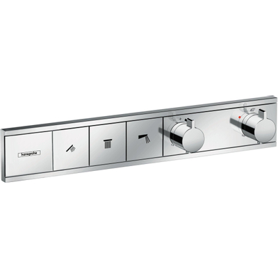 Hansgrohe Rainselect Afbouwdeel - voor inbouw douchekraan - thermostatisch - voor 3 functies - 52.7x90cm - thermostaat - hoogglans chroom