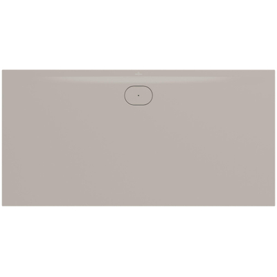 Villeroy & Boch Ecora douchebak - 180x90x3.5cm - afvoer lange zijde - almond (beige)