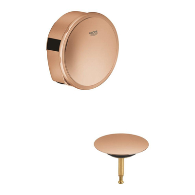 Grohe Talentofill Afdekset - voor badwaste - warm sunset (koper)