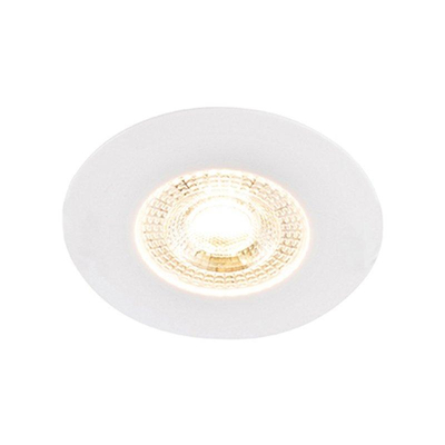QAZQA Ulo Inbouwspot - set van 3 - 8.2x8.2cm - incl. LED - 3 staps dimbaar - IP44 - rond - mat wit