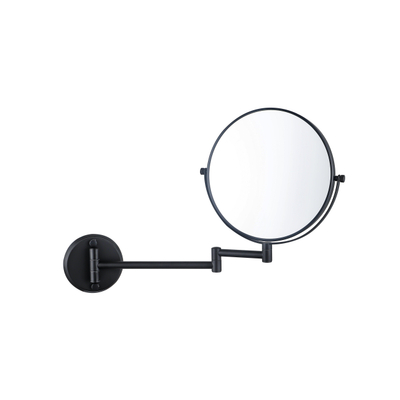 Fugaflow make-up spiegel - 20cm - rond - mat zwart -