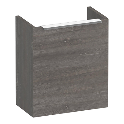 BRAUER Elevate meuble de lavabo pour WC 40 sans poignée rapportée avec 1 porte ouvrant à gauche Driftwood