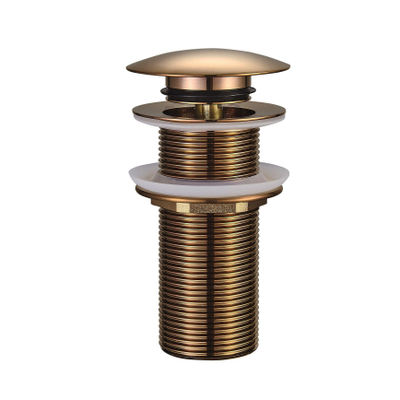 Wiesbaden UniMatch bouchon de vidage click prolongé 5/4" bronze cuivre brossé PVD