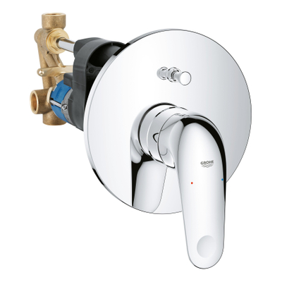 Grohe Swift QuickFix Badmengkraan - inbouw - met omstel - chroom
