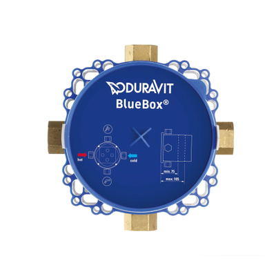 Duravit Universal Basiselement - 1 greeps wastafelmengkraan inb - 164x164x105mm - wit