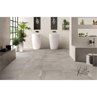 SAMPLE Ceralto Klinka Raw Carreau de sol et de mur 80x80cm 10mm rectifié R10 grès cérame Cenere