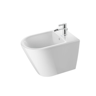 Duravit D-neo staand bidet 65x37x40cm m/overloop wit