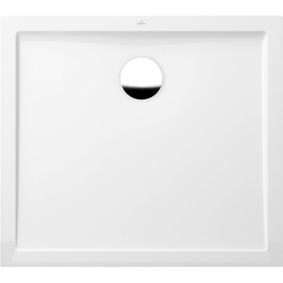 Villeroy & Boch Futurion Flat douchebak quaryl rechthoekig - 100x80x2.5cm - White Alpine (glans wit)