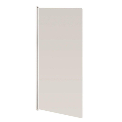 GO by Van Marcke Megalo badwand 75x130cm aluminium 4mm omkeerbaar helder veilgheidsglas