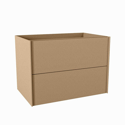Mondiaz TENCE wastafelonderkast - 70x45x50cm - 2 lades - push to open - softclose - Oro